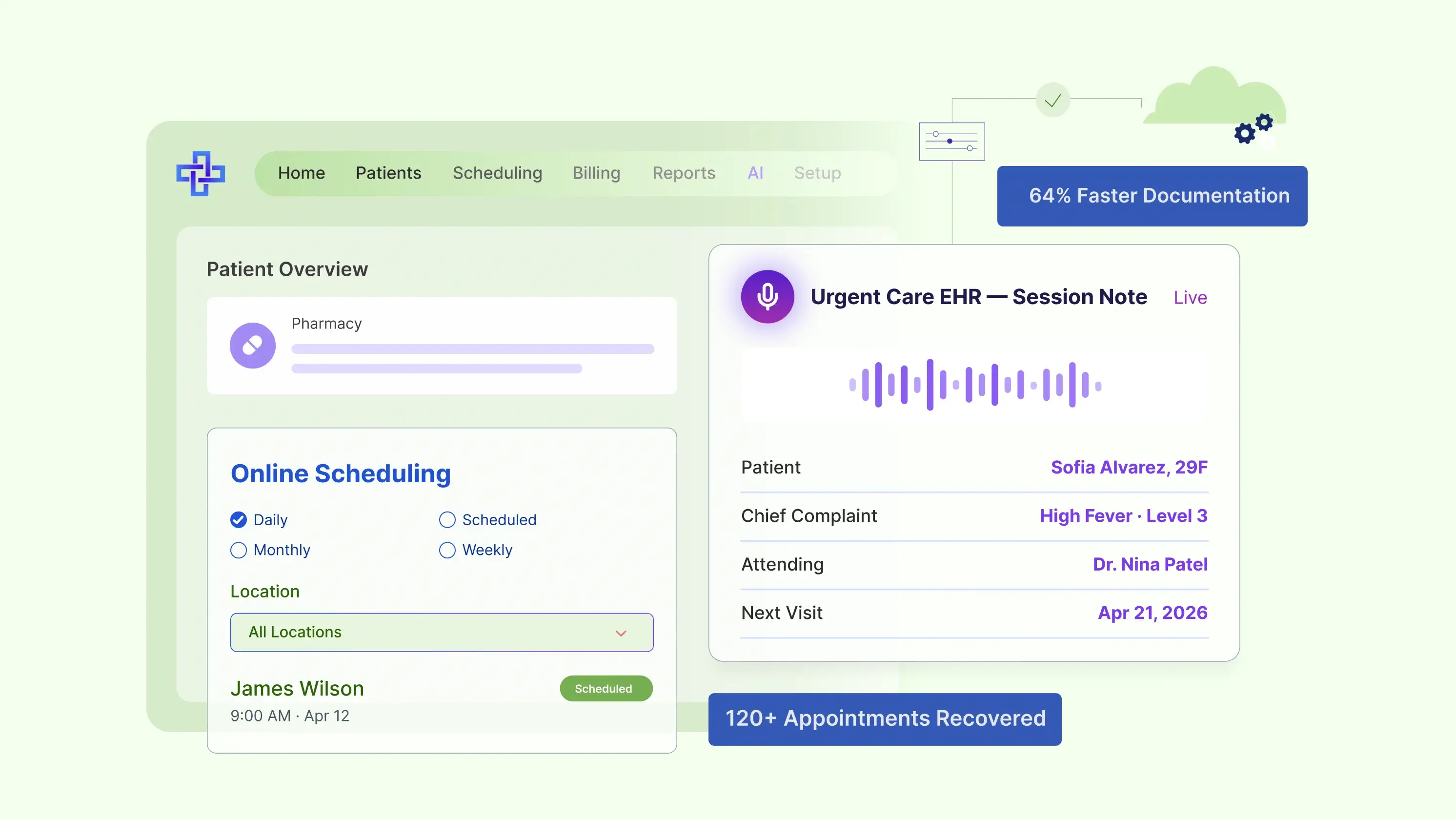 7- CareMed Improved Same-Day Documentation by 64% and Recovered 120+ Missed Appointments Using PracticeEHR’s Multispecialty AI Solutions (1)