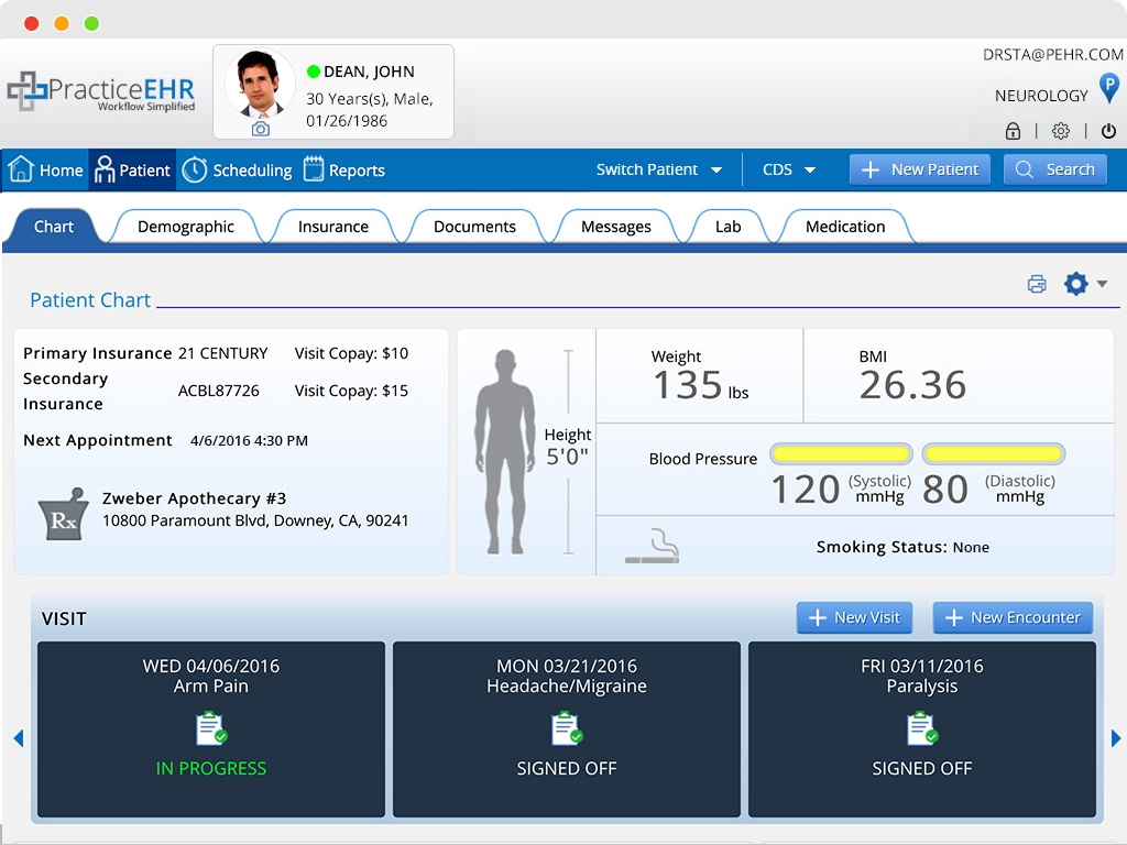 Touch Chart Emr