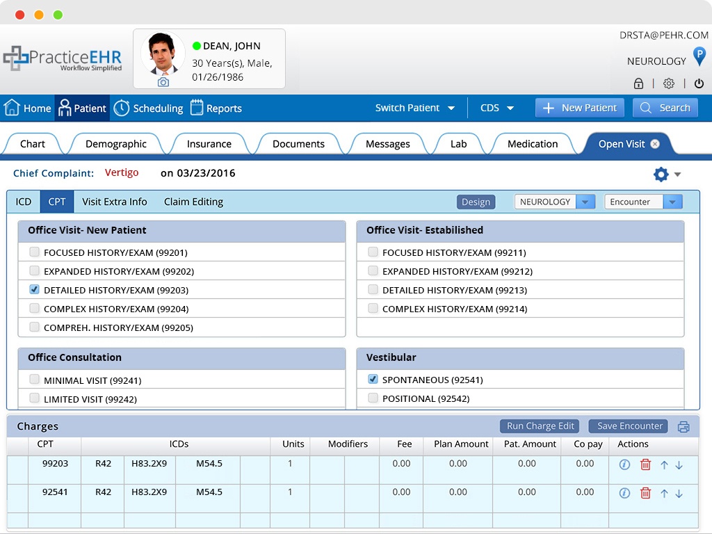 ElectronicEncounter EHR